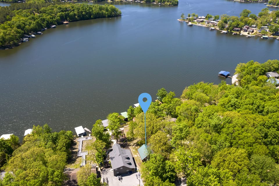 Aerial view of Lake of Egypt