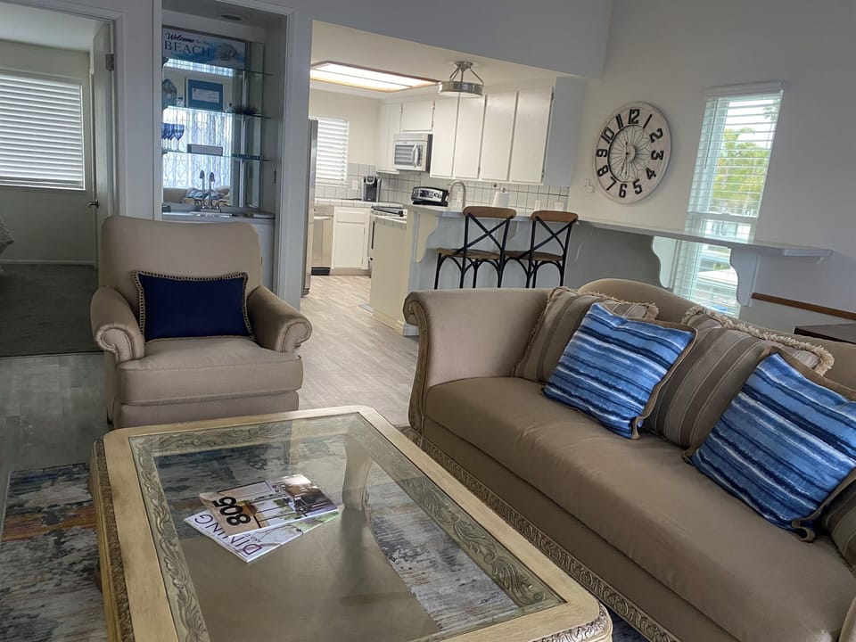 Spacious and comfortable living area.