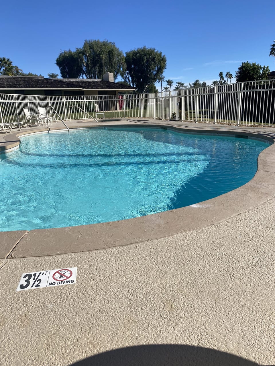 One of 46 pools located steps from the home