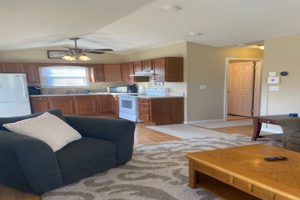 Kitchen area from living room