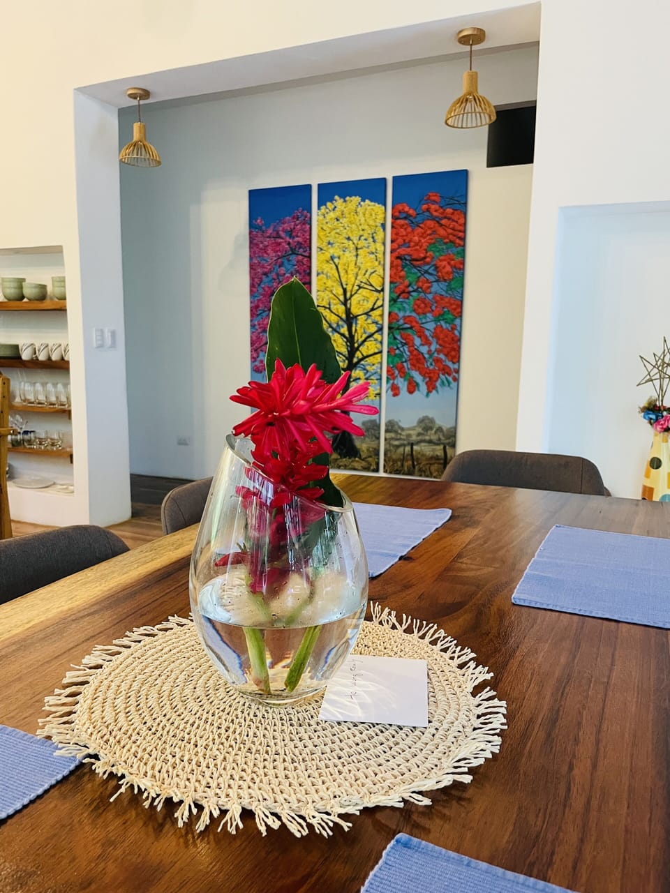 Dining table.