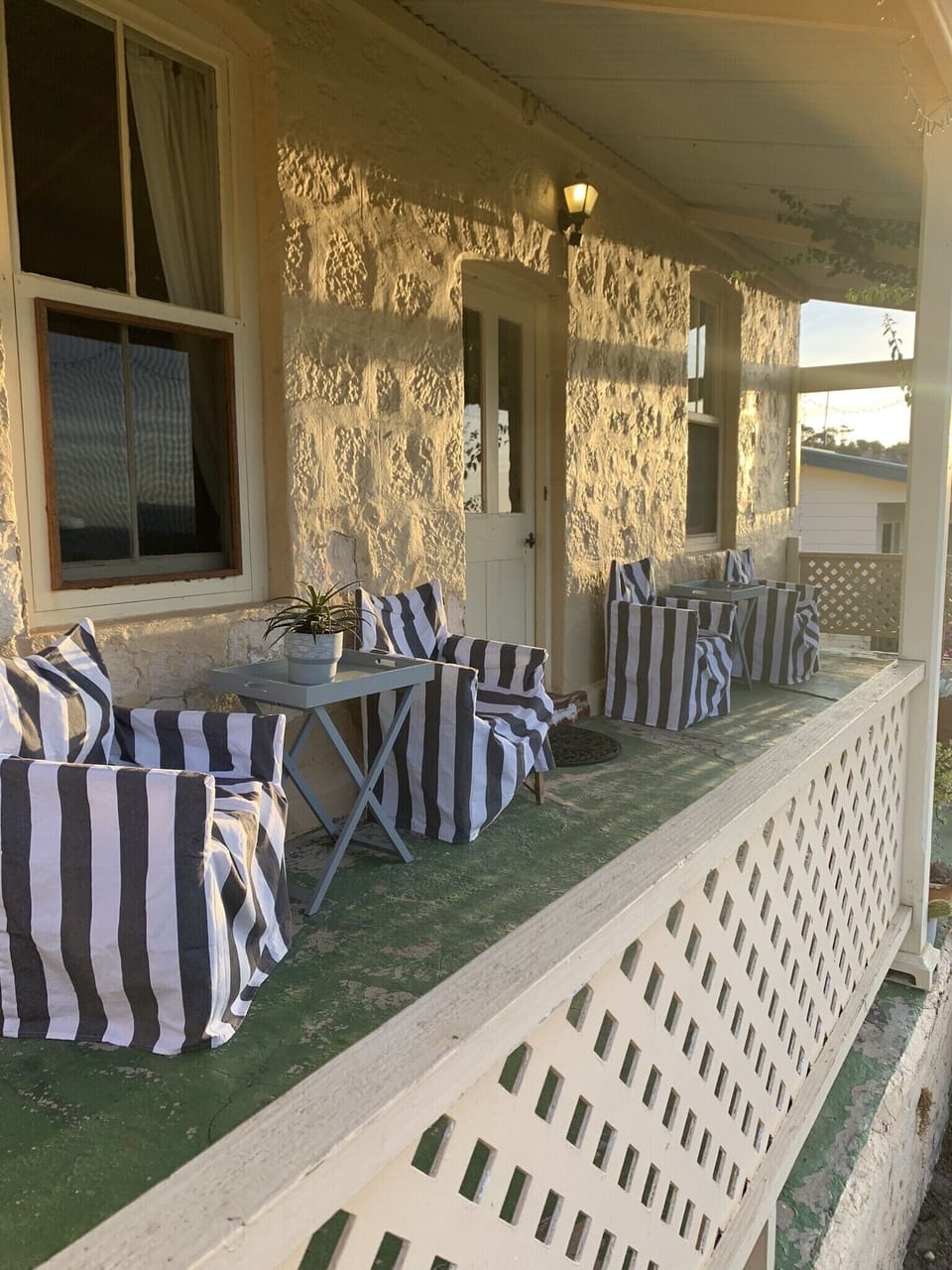 North facing veranda 