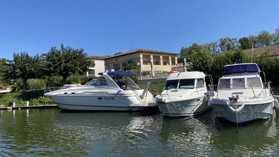 We have moorings for twenty boats.