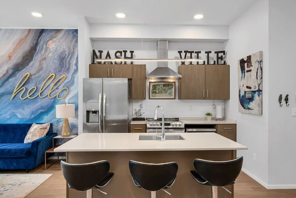 Enjoy cooking in our fully equipped kitchen! Drip coffee maker.