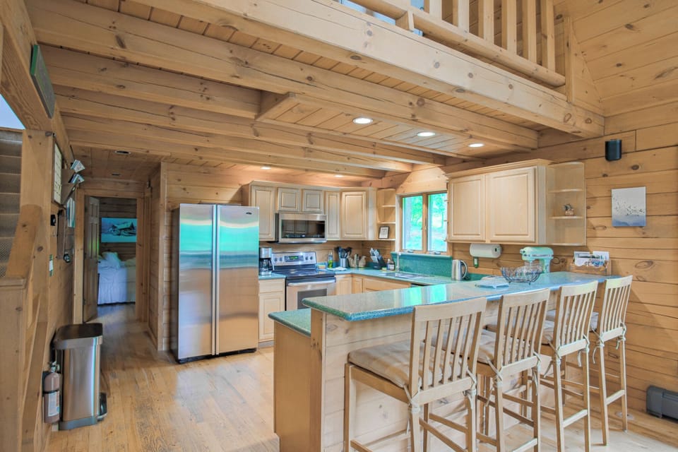 Our kitchen is fully equipped with virtually everything you need to cook, bake, and have the loveliest time with friends and family