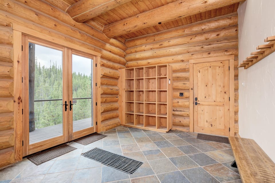 Ski room.