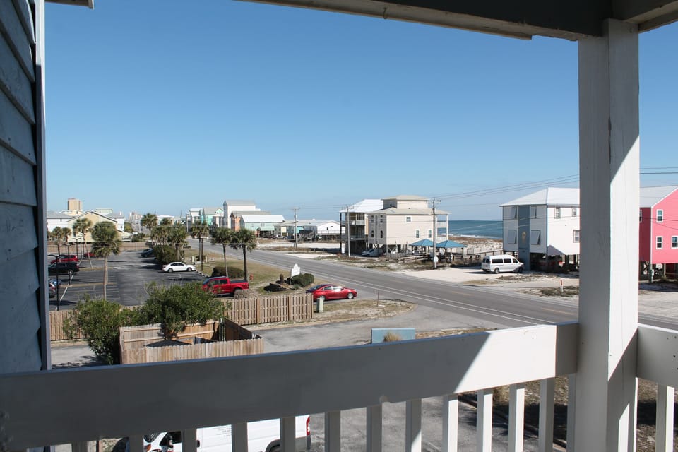 East view from Balcony