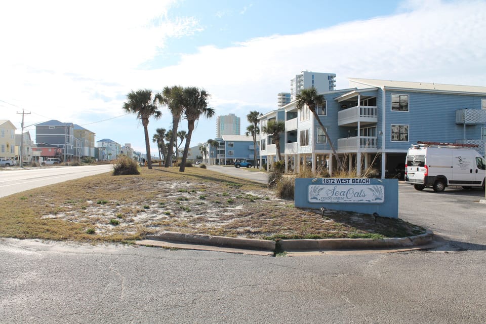 Our condo is the top unit with the south facing balcony 