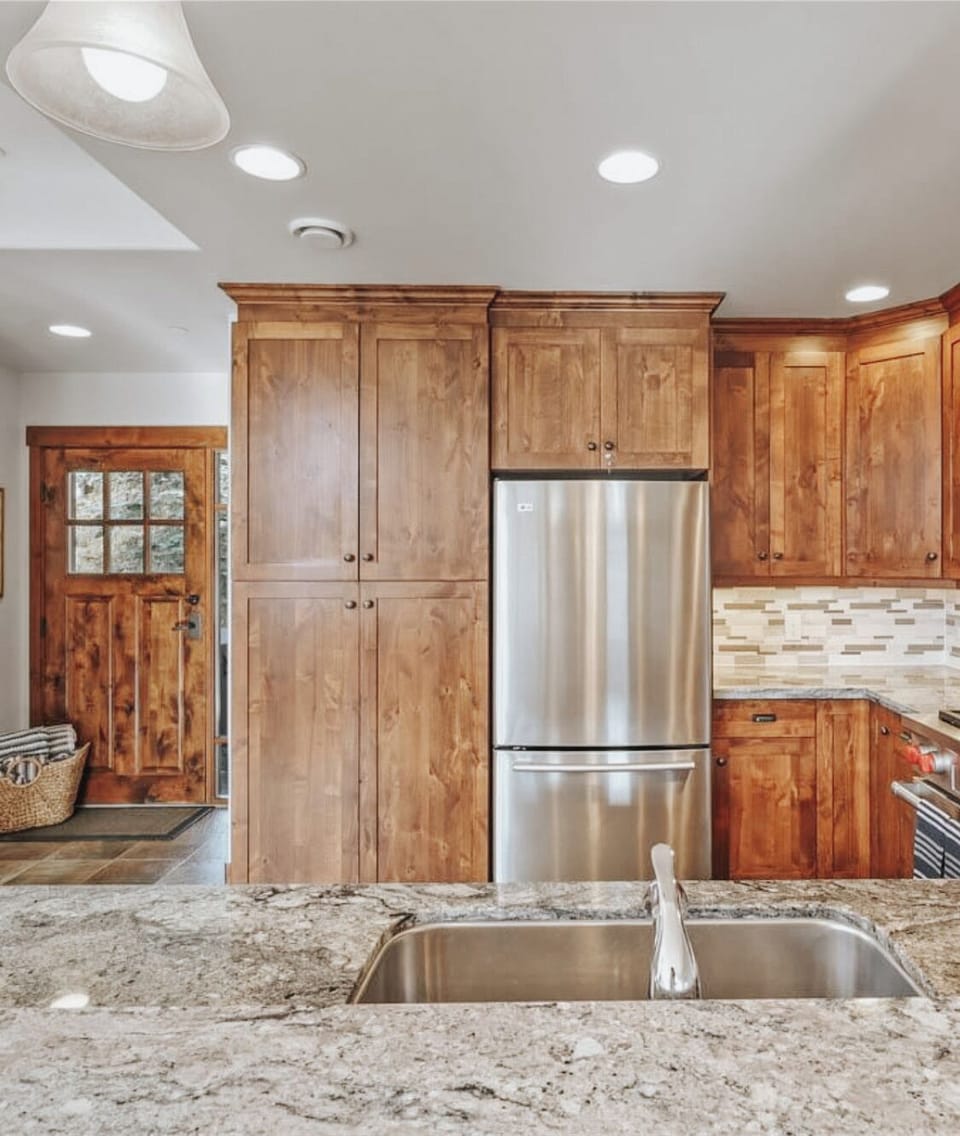 Pantry and fridge space.