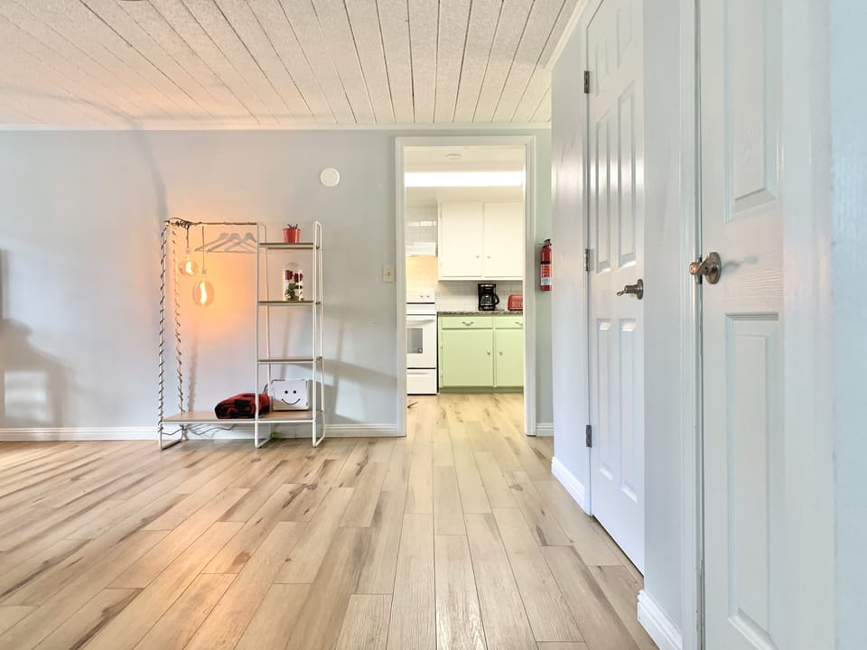 Second Living Room Overlooking the Deck | Remote Working Desk | Sleeper Sofa