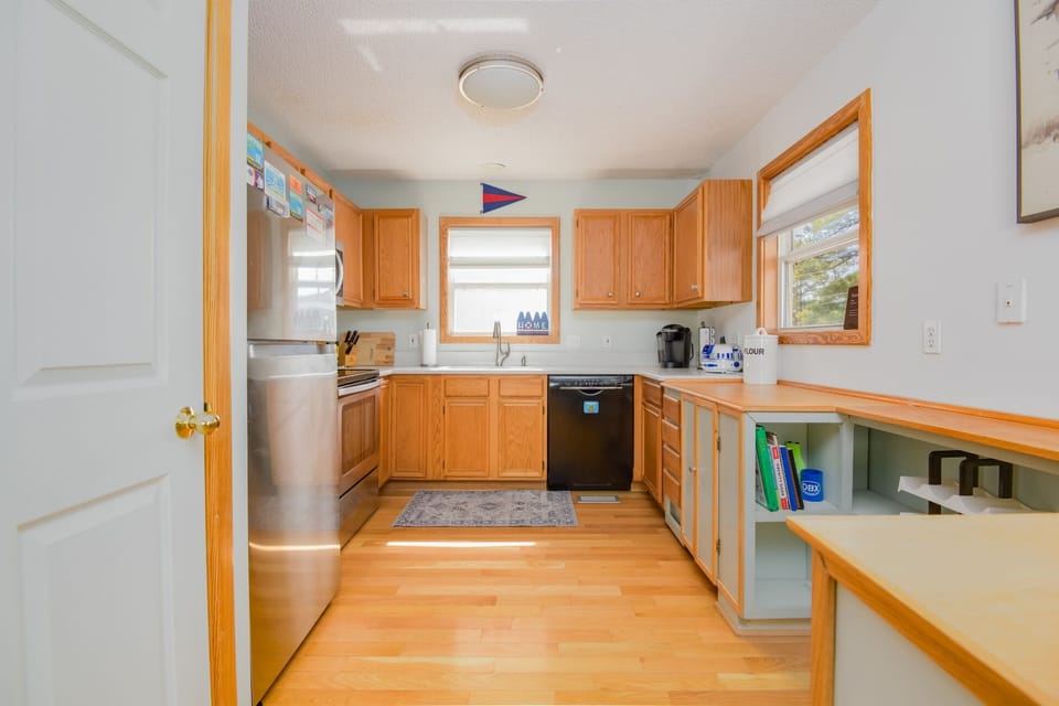 Fully stocked kitchen with everything you need for your stay