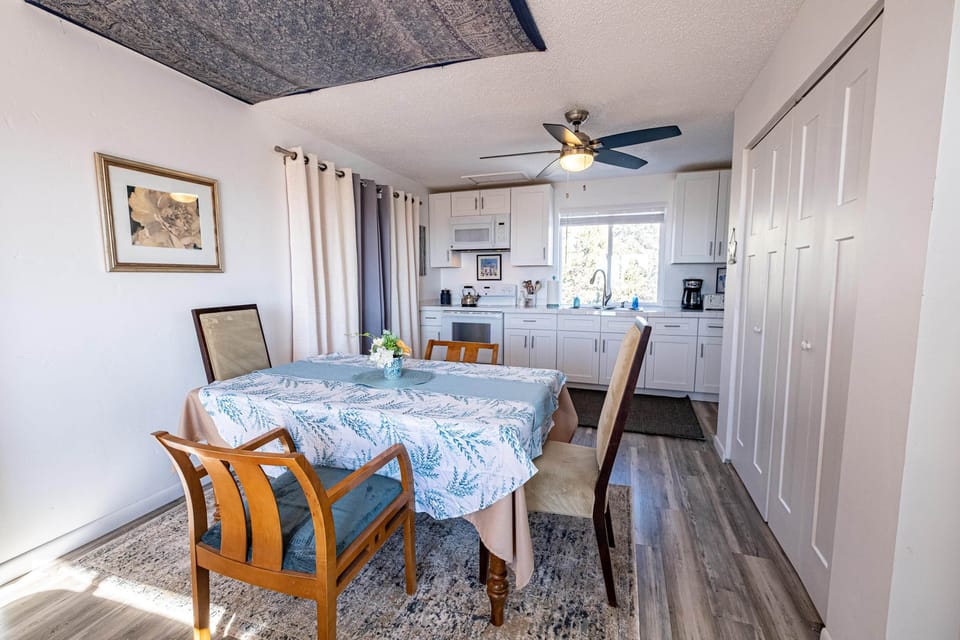 Dining Area, Laundry Closet and Kitchen