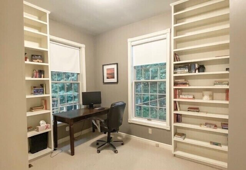 Office space in Master bedroom