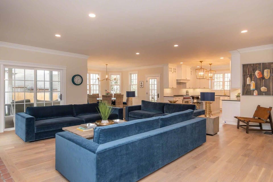 Spacious Living Area Features Large Sectional Seating Area