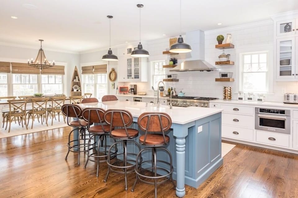 Kitchen View Toward Dining Area