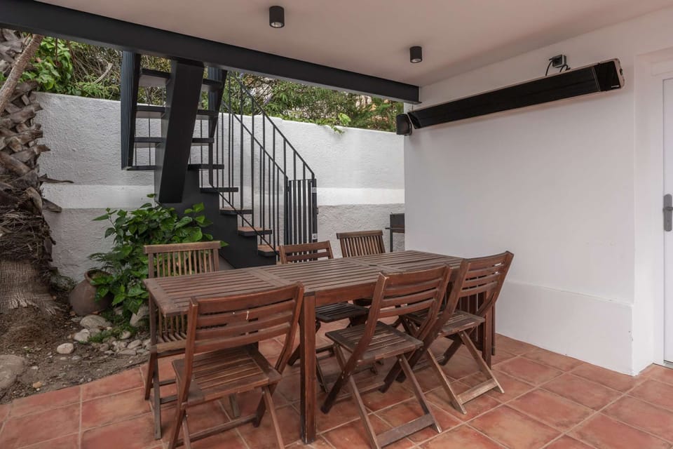 Back terrace