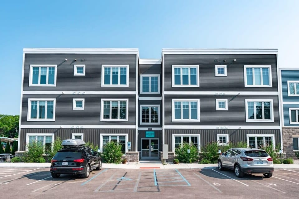 Parking Lot Entrance - Each Unit has ONE parking spot