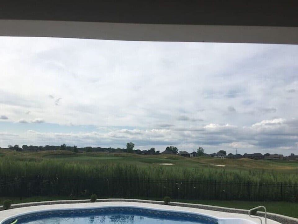 Sevenlakes Golf course at backyard