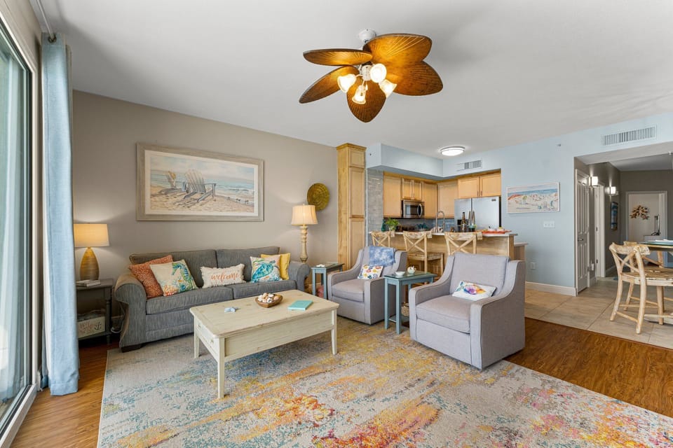 Additional sleeping area when sleeper sofa utilized.