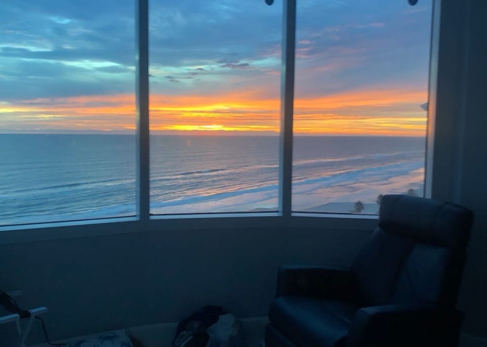 Amazing view from the master bedroom! 