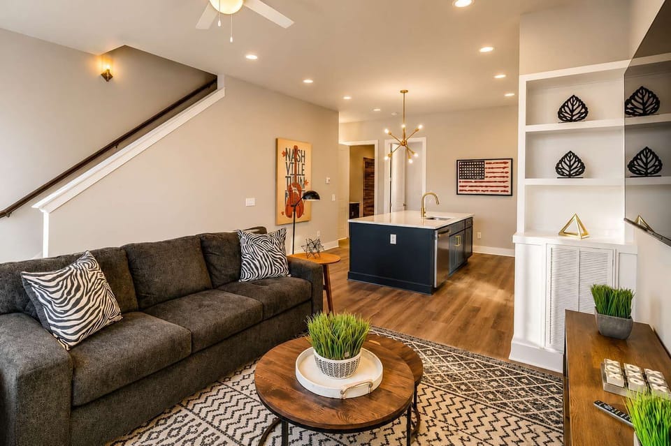 Open-concept living area and kitchen designed for seamless gathering.