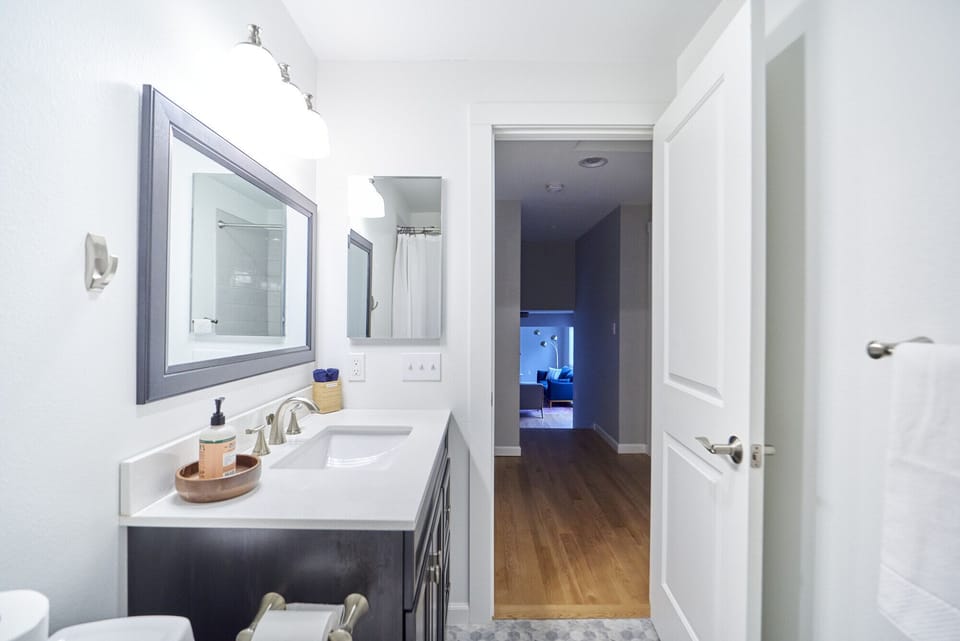 Clean and updated bathrooms. 