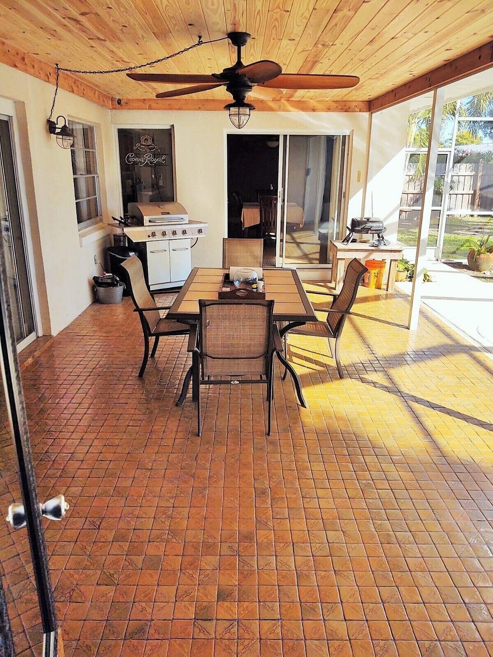 Back Patio view from master bathroom