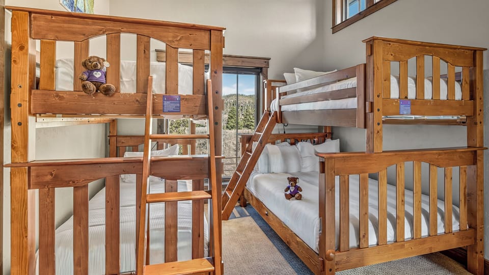 Bedroom 3, Upper Level - Twin over full & twin over twin bunk