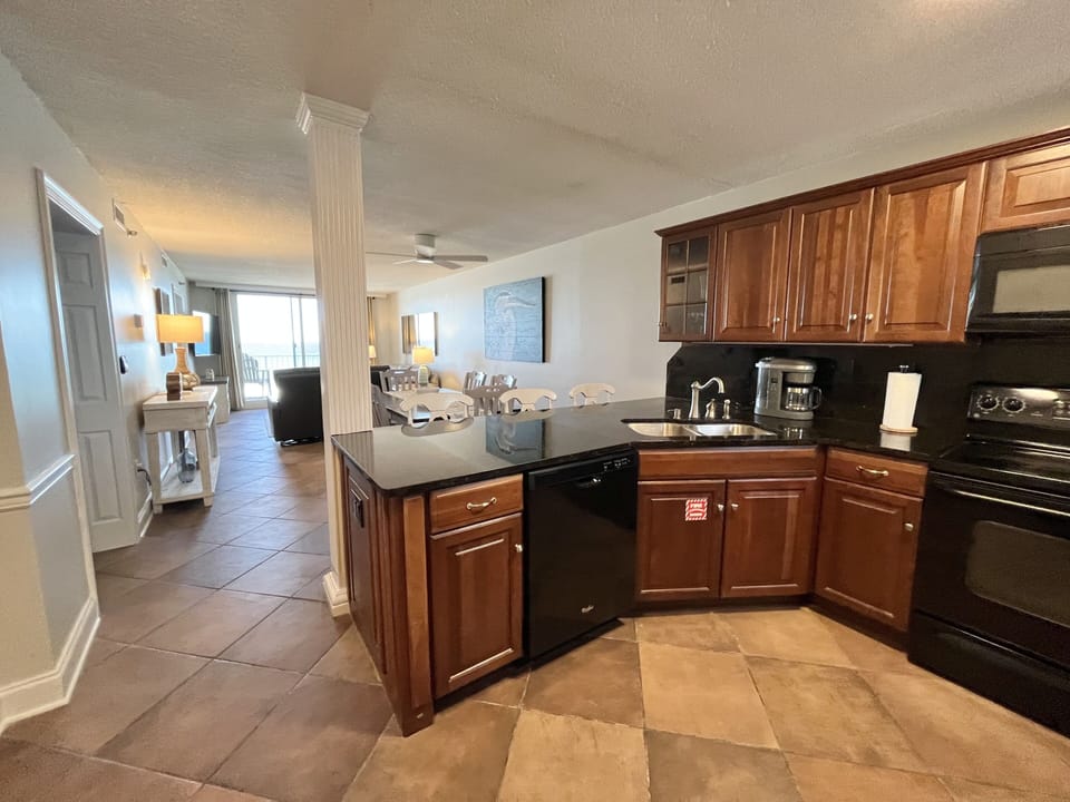 Large open kitchen 