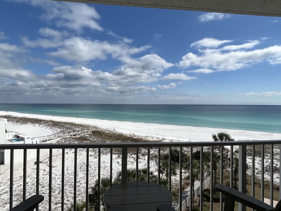 View from our balcony 