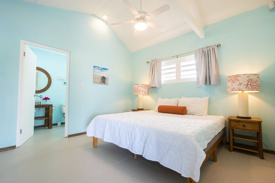 This is the master suite.  Both rooms have king-sized beds.