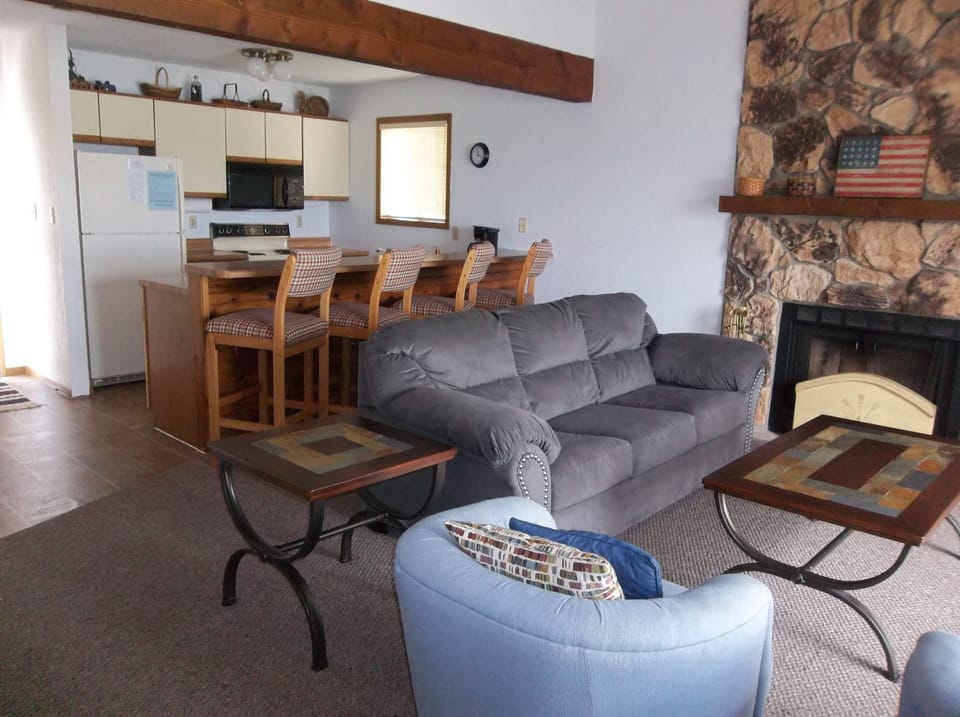 Combination living room and kitchen