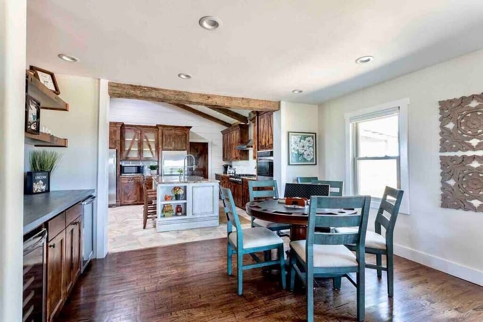 FarmHaus poker table, two wine fridges and radio system (not Bluetooth)