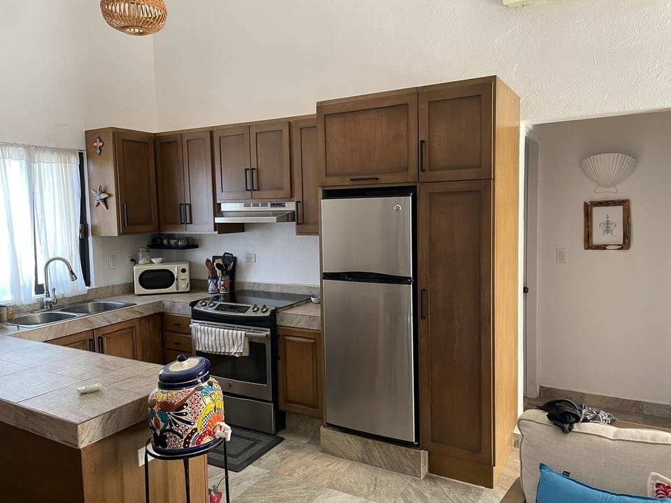 Fully stocked kitchen