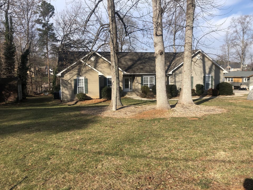 Front view of house