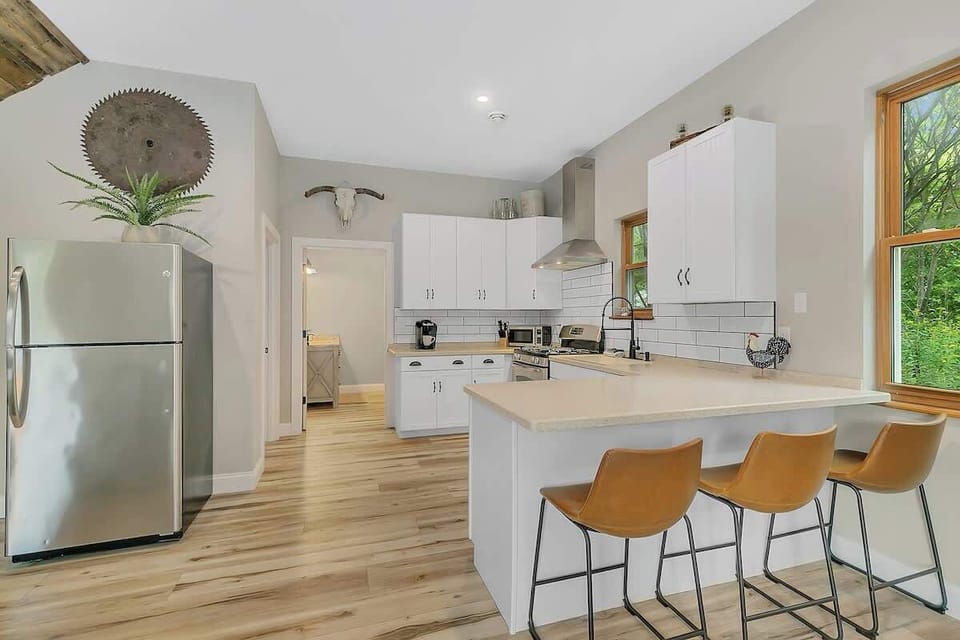Open concept main floor to spend time with the whole group!