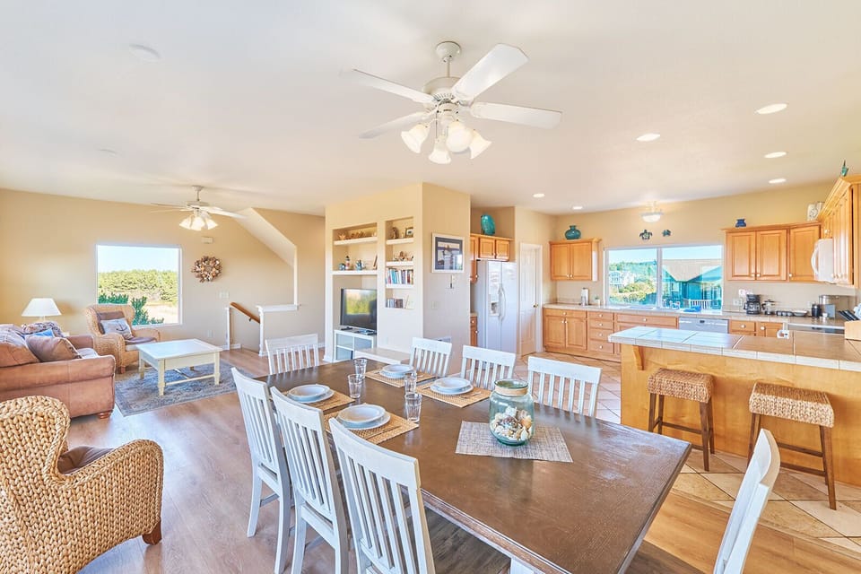 Kitchen/Dining/Living Room on 2nd Floor: Open main living space brings everyone together.