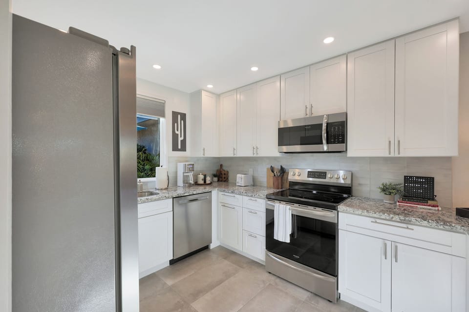 Well-equipped kitchen