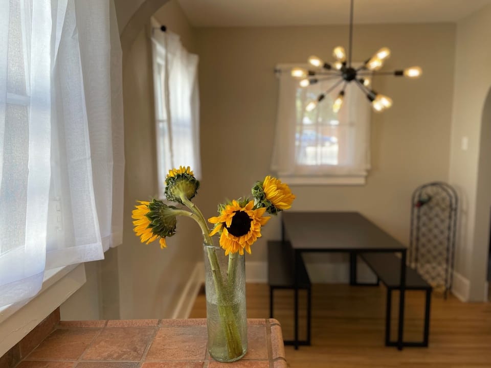 Dining space for four