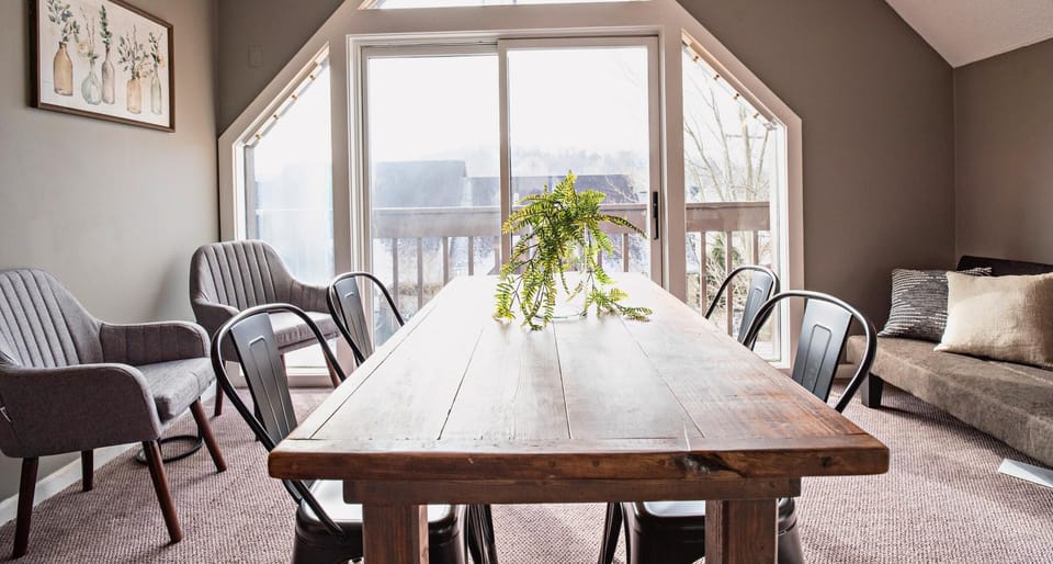 Extra space for games or dining.