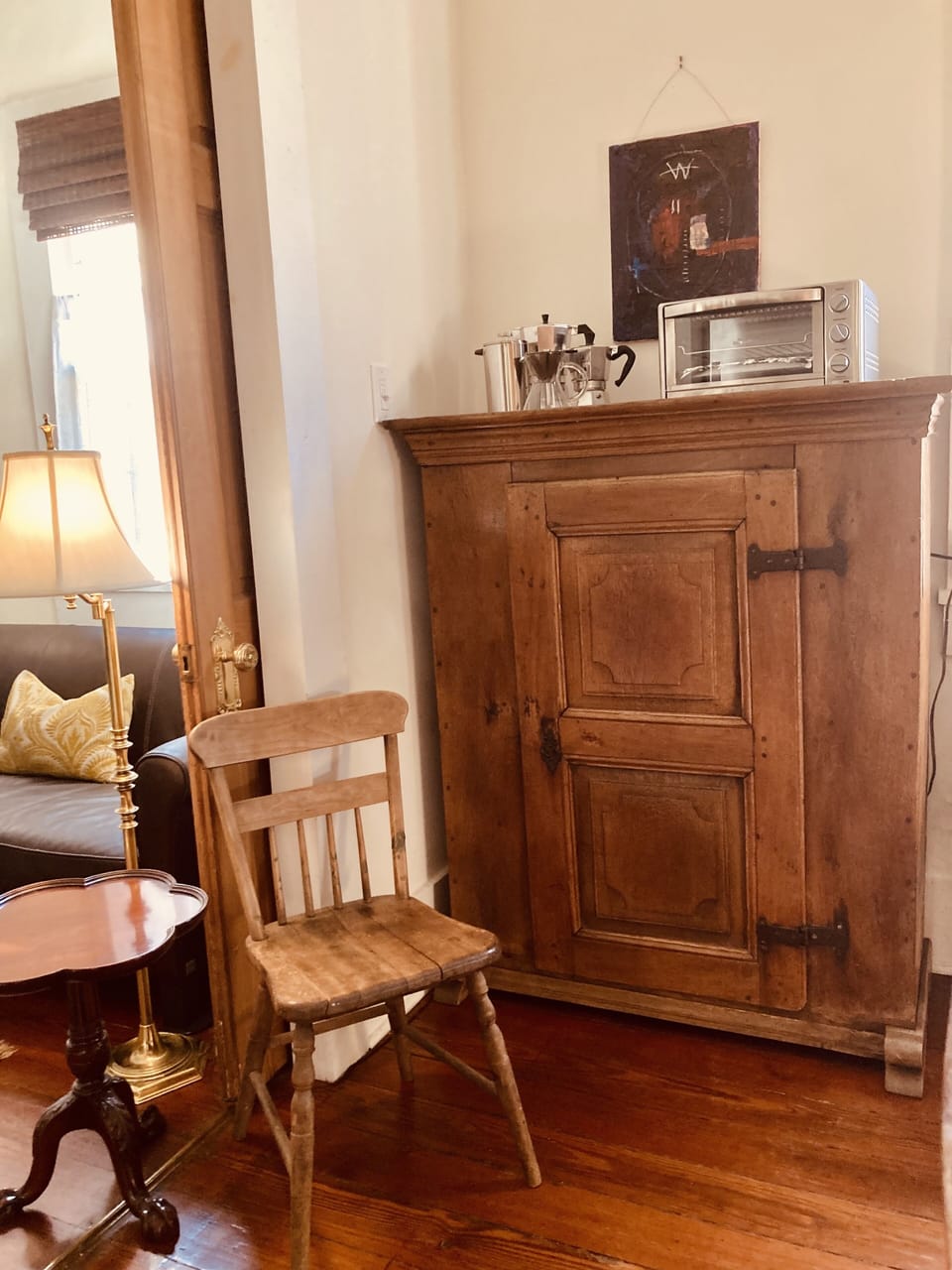 1750’s French cabinet filled with amenities!