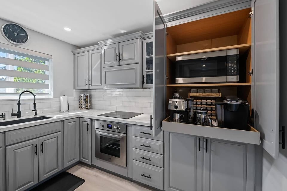 "We got some local Espresso beans and fully enjoyed the coffee/espresso options in the house." -Corbin
