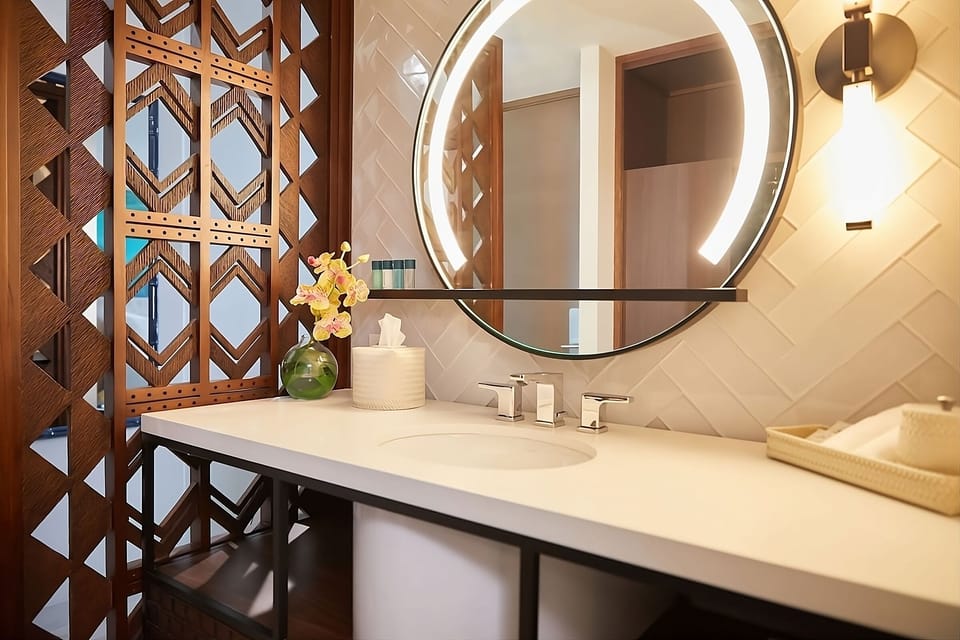 Toast sunset skies with the ocean glowing in distance.