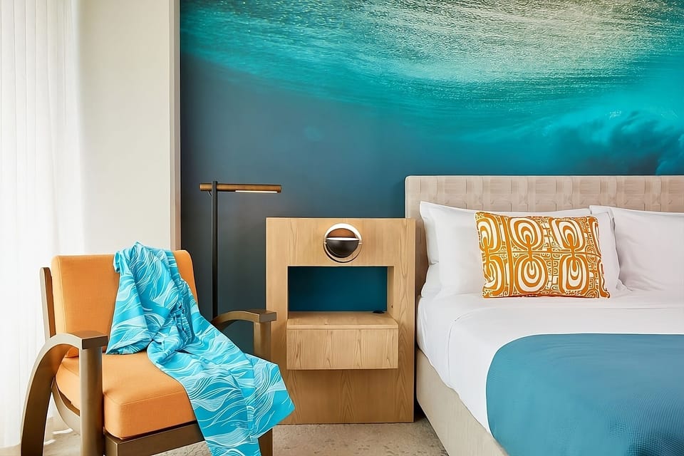 Lounge by the window and enjoy breezy, coastal calm.