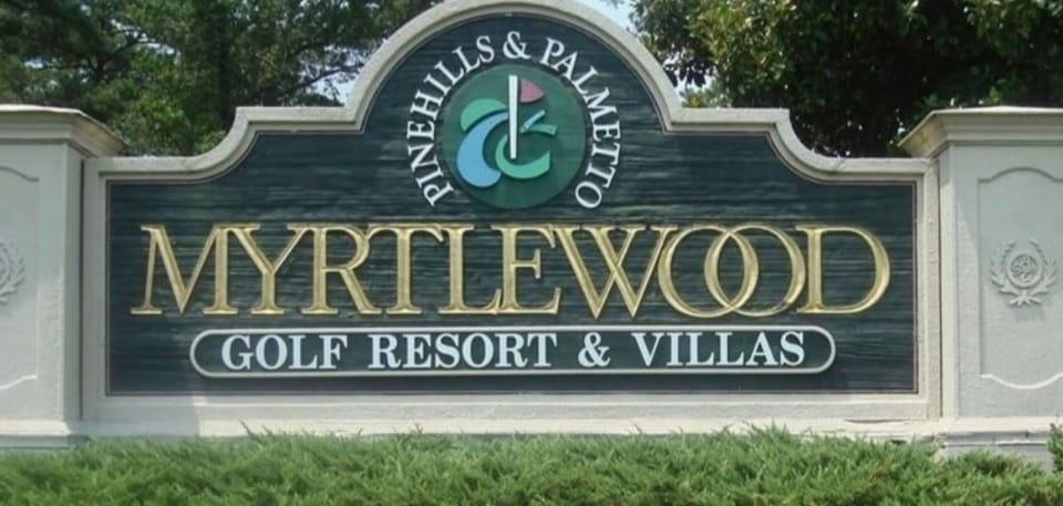 We are right on the golf course! 