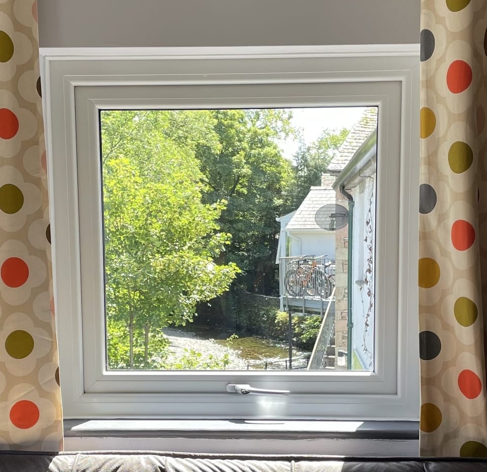 Dining area window view
