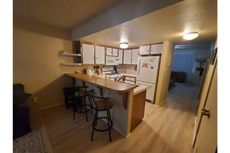 full open plan kitchen