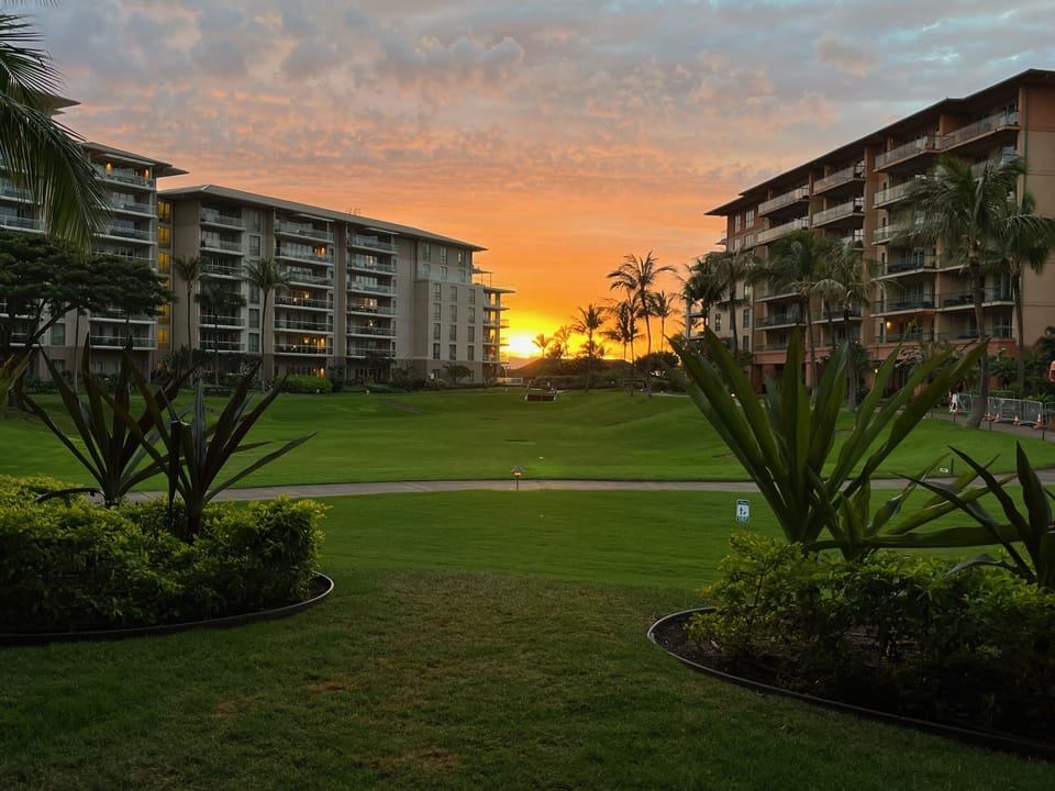 Beautiful sunset from the lanai!