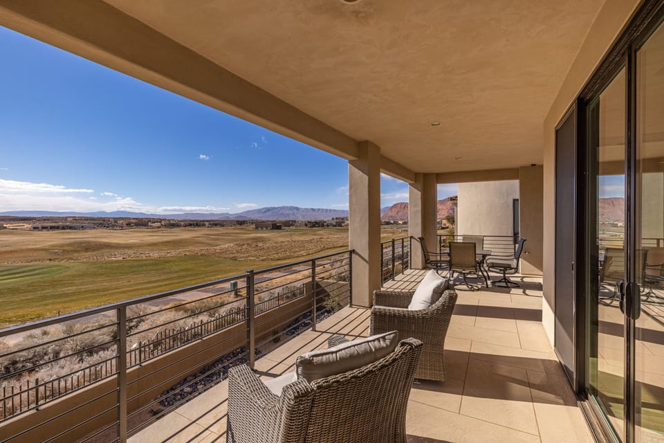 View of balcony - With a view like this you'll never want to leave.