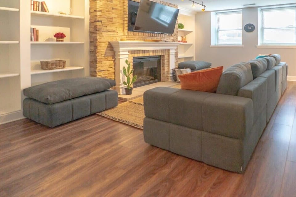This living room is calling your name! Gather around and unwind. #StayWithUs